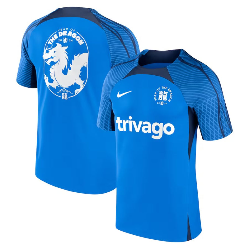 Camisola Chelsea Treino Ano do Dragão 2024 - Azul