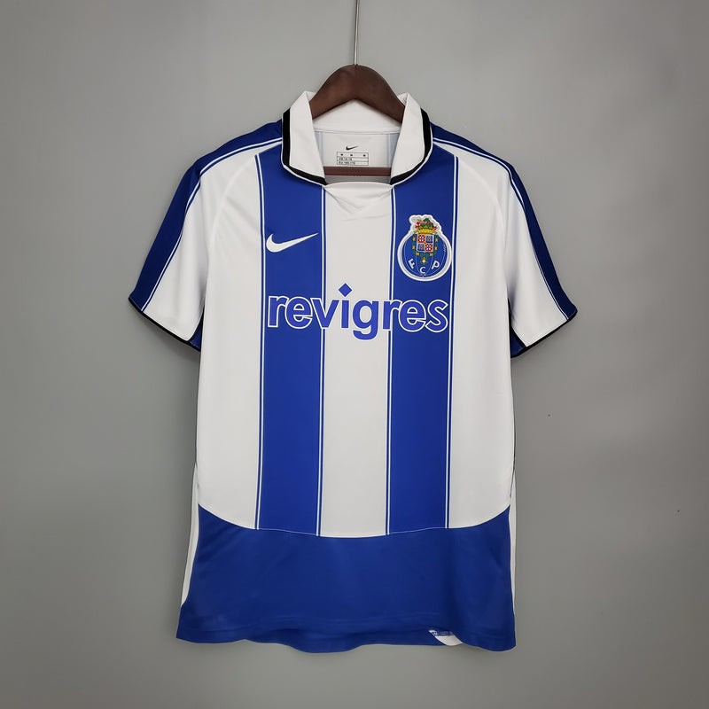Retro Home 2003/2004 Jersey - Blue and White