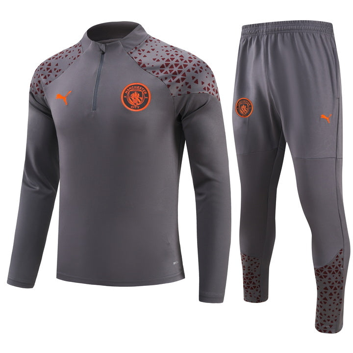 Manchester City 23/24 Tracksuit - Gray