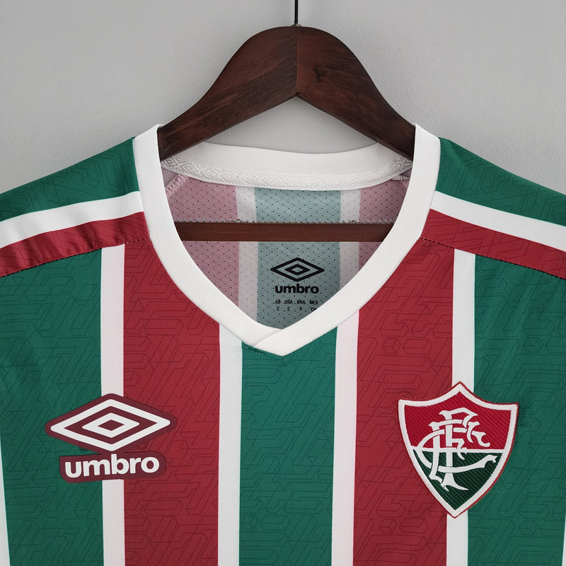 Women's Fluminense Home 22/23 Jersey - Wine and Green