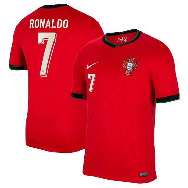 Camisola Portugal 24/25 I - Vermelha - Ronaldo