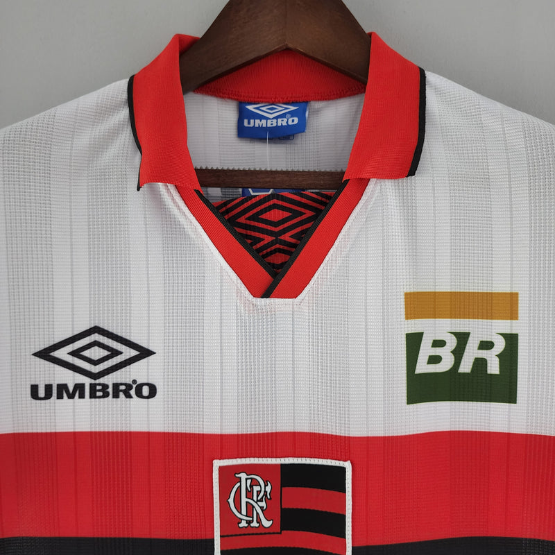 Camisola Flamengo Retrô Away 1995 - Branca