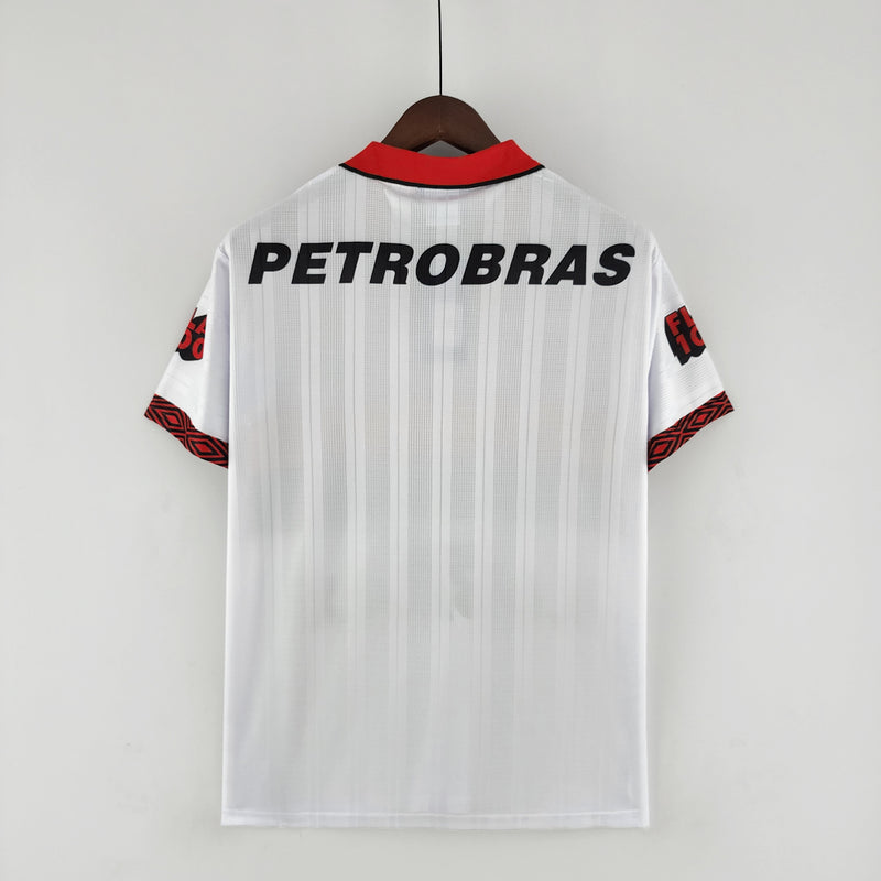 Maillot Flamengo Rétro Extérieur 1995 - Blanc