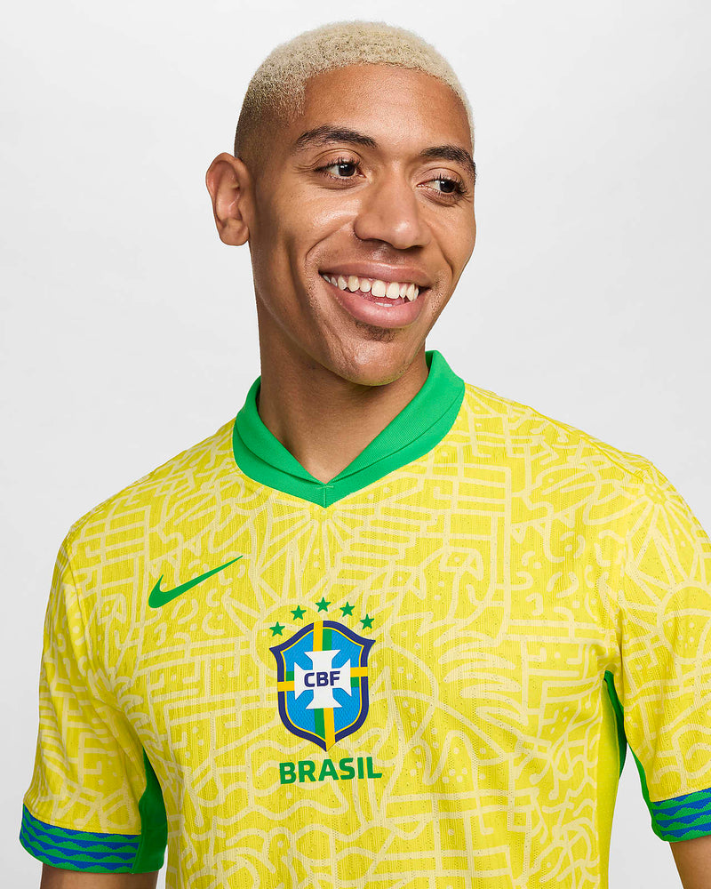 Camisola Seleção Brasil I 24/25 - Amarelo