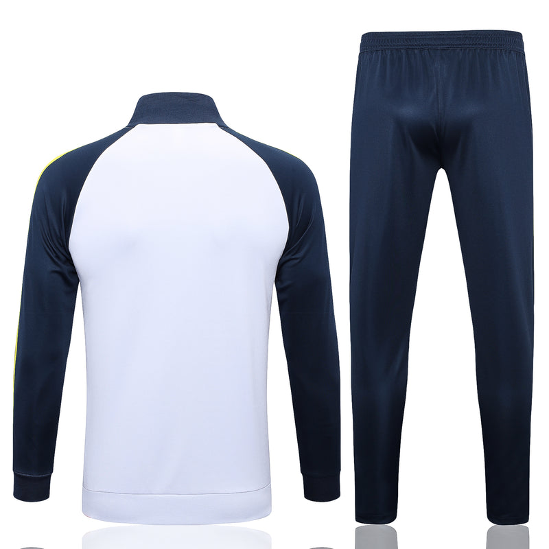 Real Madrid 22/23 Tracksuit - With White Zipper