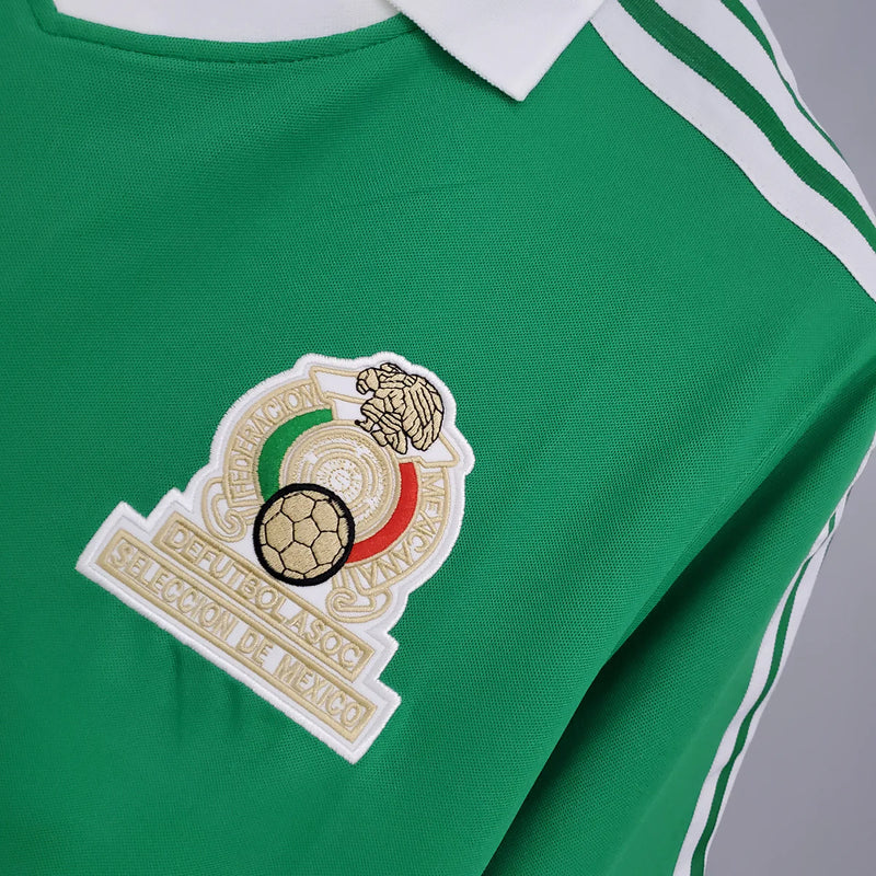 Camisola Seleção México I 1986 - Verde