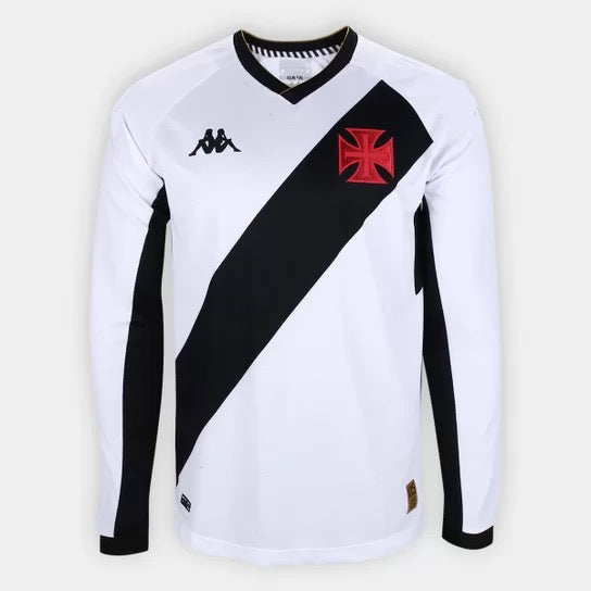 Vasco 23/24 Long Sleeve Jersey - White and Black