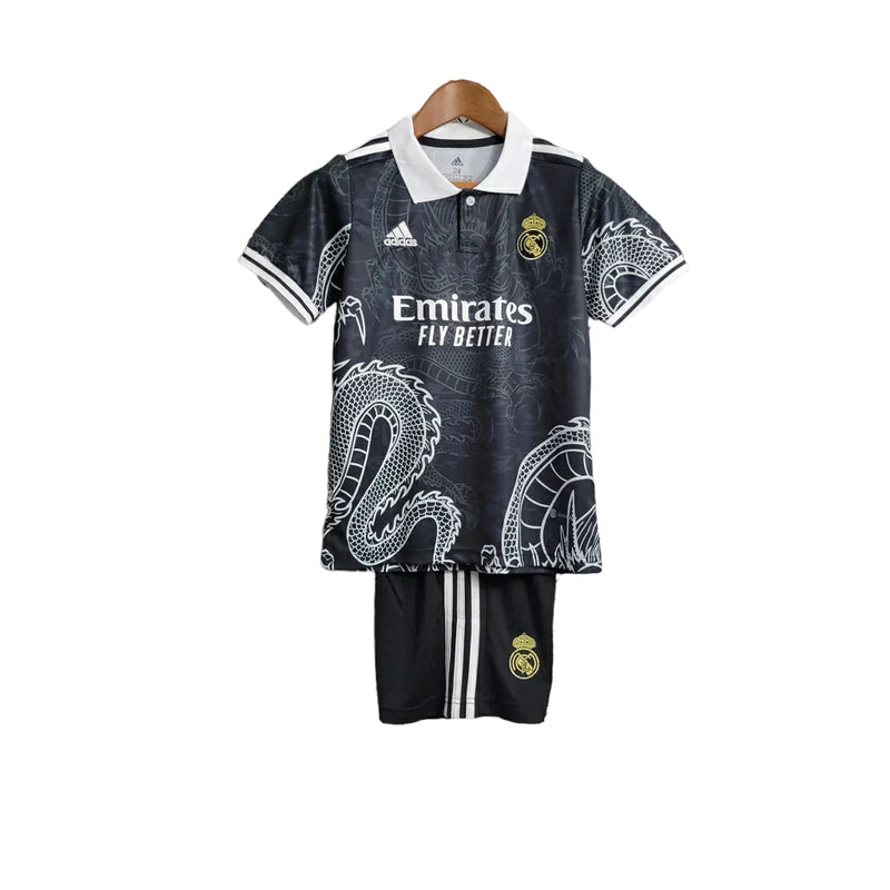 Kit Enfant Real Madrid Dragon Edition 23/24 - Noir