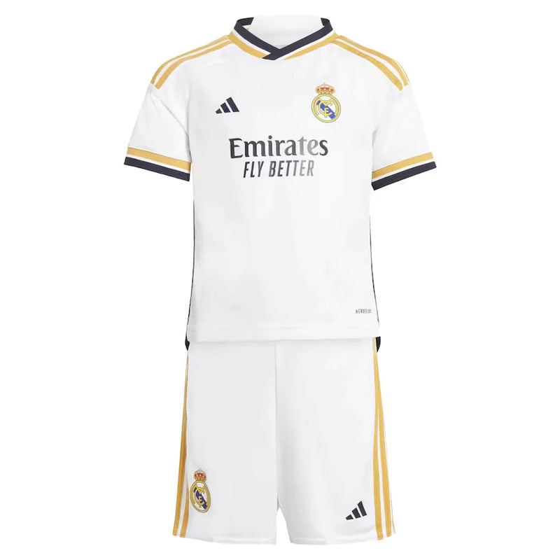 Kit Infantil Real Madrid I 23/24 - Branco