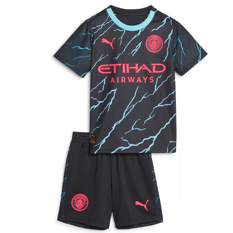 Manchester City III 23/24 Children's Kit