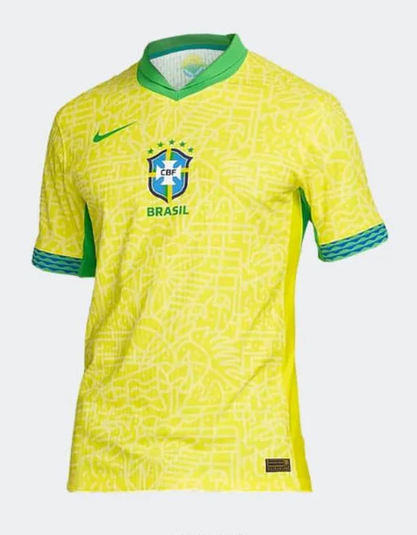 Camisola Seleção Brasil I 24/25 - Amarelo