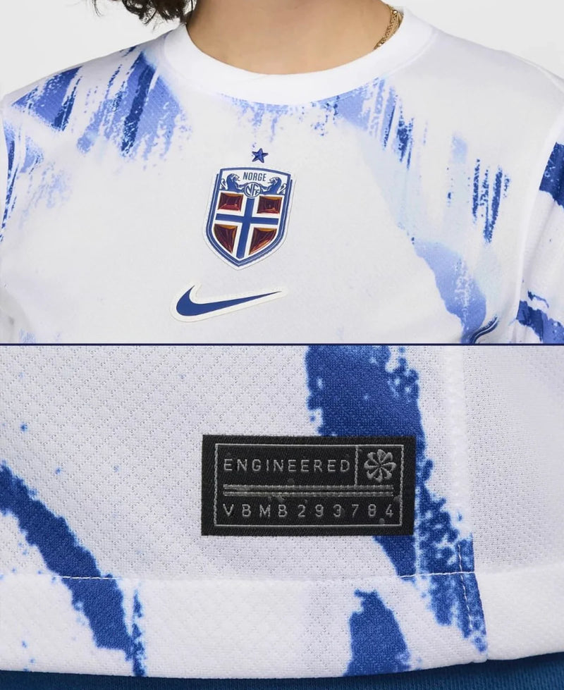 Maillot de l'équipe nationale de Norvège 24/25 - Blanc et Bleu