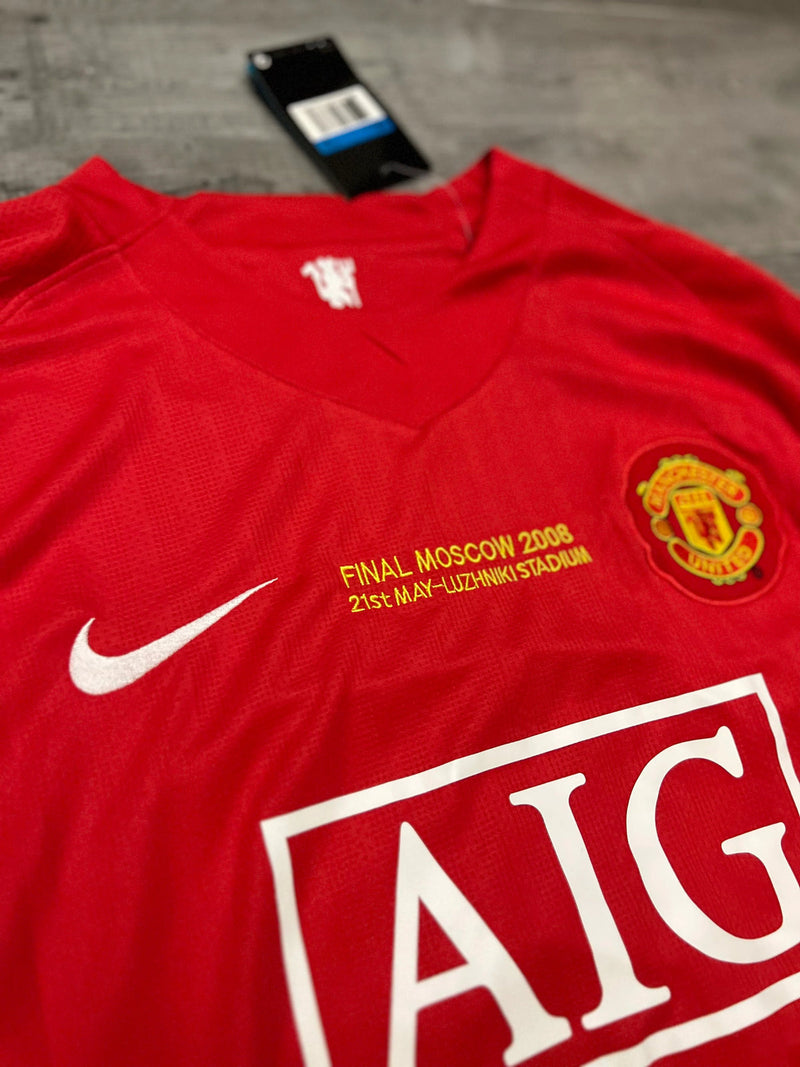 Maillot à manches longues Manchester United 2007/2008 - Rouge