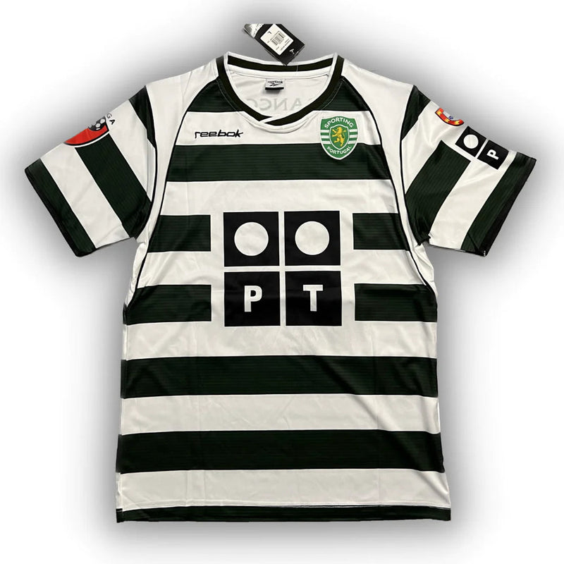 Retro Home 2002/2003 Jersey - Green and White