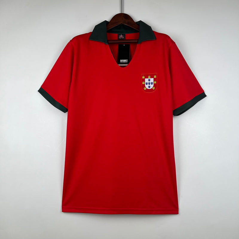 Maillot Portugal I Rétro 1972 - Rouge