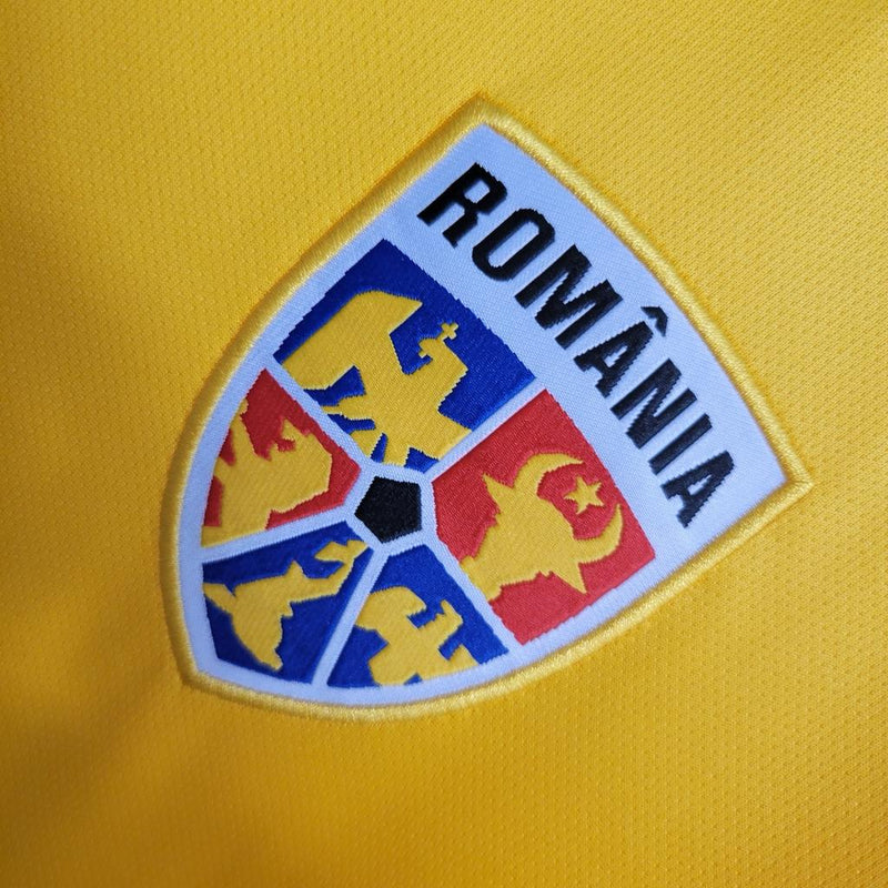 Camisola Romênia 2023 - Amarelo