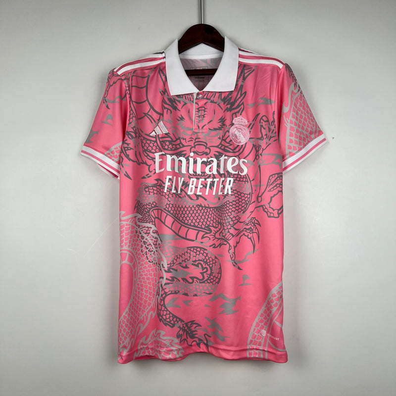 Real Madrid 23/24 Jersey - Special Edition Black Dragon PINK