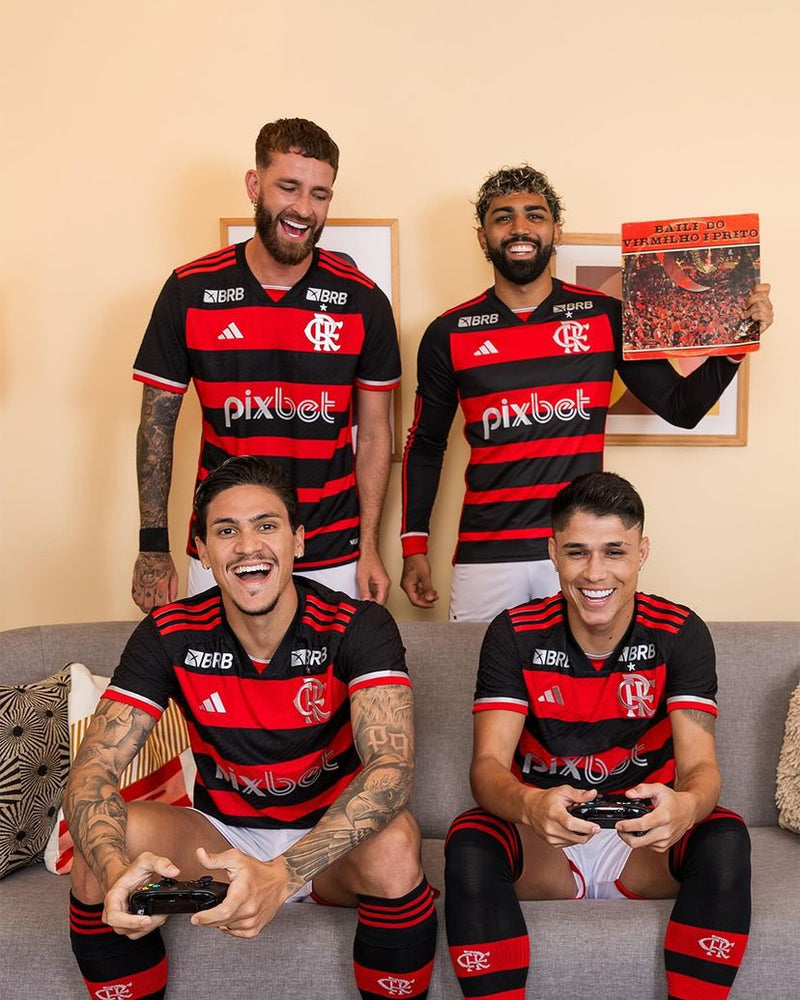 Camisola Flamengo I 24/25 - Rubro Negro