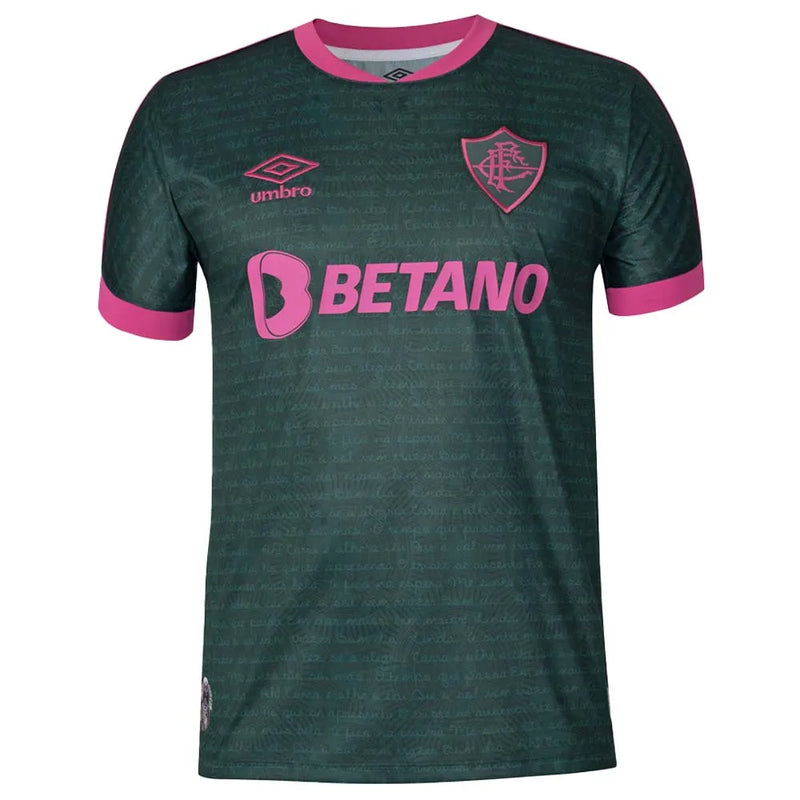 Fluminense III 23/24 Shirt - Green and Pink