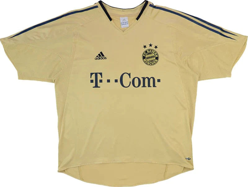 Camisola Bayern de Munique III Retrô 2004/2005 - Amarelo