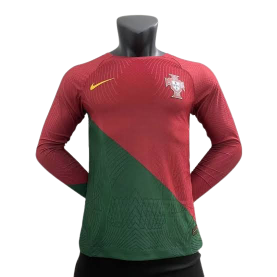 Portugal Long Sleeve Sweater - Red and Green
