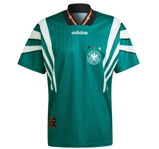 Maillot rétro de l'équipe nationale d'Allemagne 1996 - Vert
