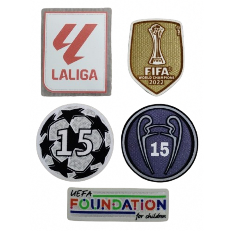 Real Madrid Champions League Patch Set - 2024