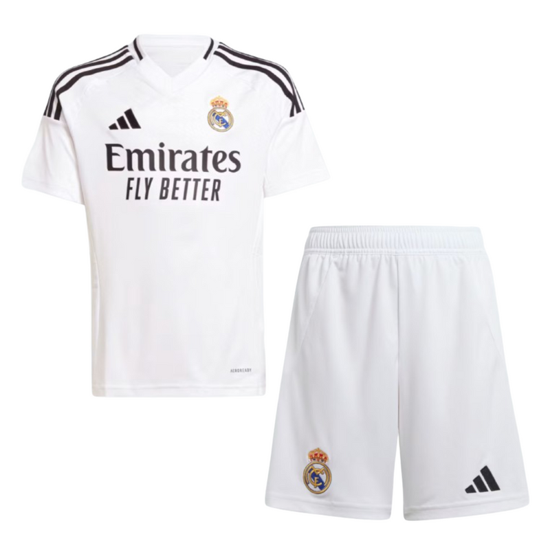 Kit Enfant Real Madrid I 24/25 - Blanc