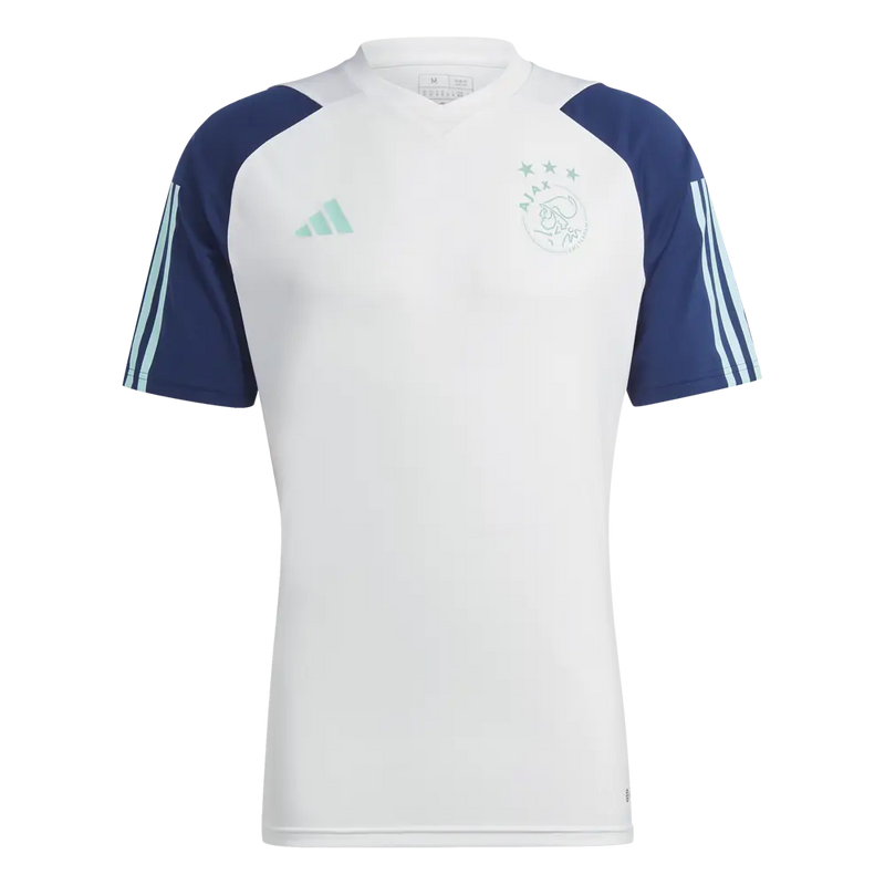 Maillot d'entraînement Ajax 23/24 - Blanc et Bleu