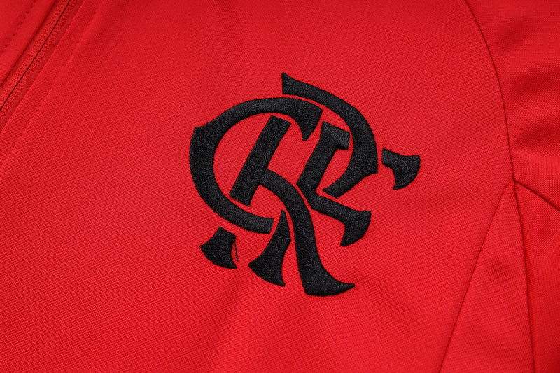Survêtement Flamengo 23/24 - Rouge Avec Fermeture Éclair