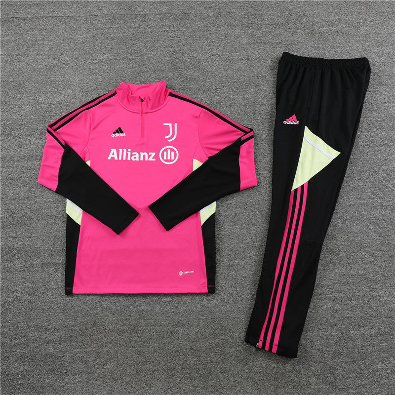 Juventus 23/24 Tracksuit Pink and Black