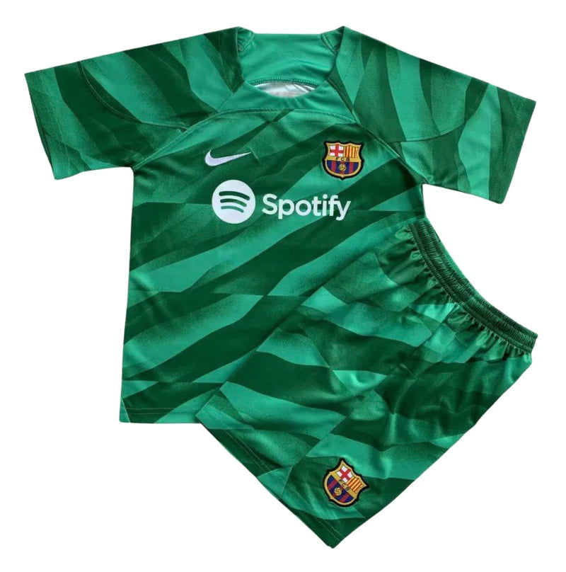 Kit Infantil Barcelona Guarda Redes 23/24 - Verde