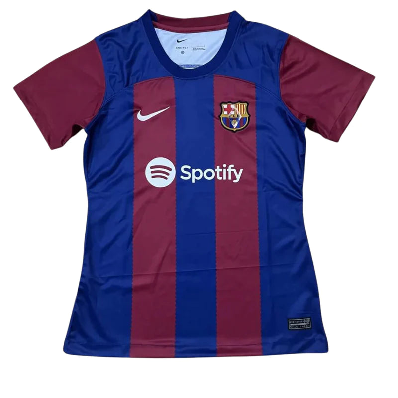 Women's Barcelona Home 23/24 Jersey - Blue and Red