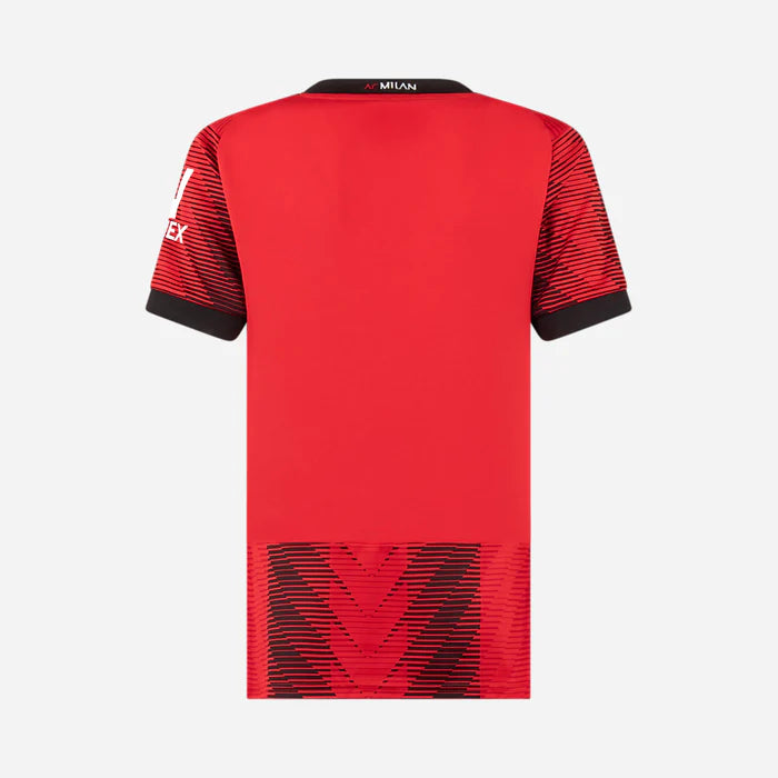 Women's AC Milan Home 23/24 Jersey - Red and Black