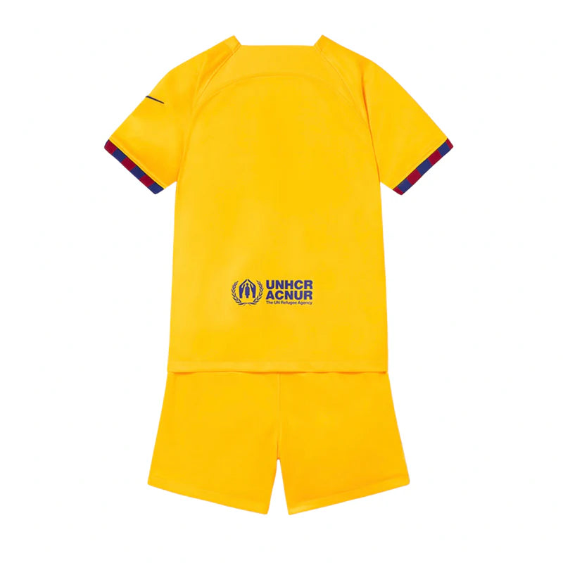 Barcelona 22/23 Children's Kit - Yellow