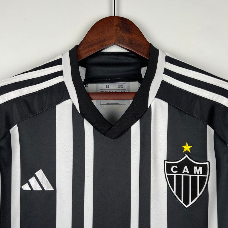 Maillot Atlético Mineiro Domicile 23/24 - Noir et Blanc