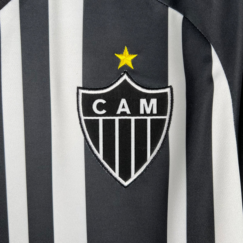 Camisola Atlético Mineiro I 23/24 - Preto e Branca
