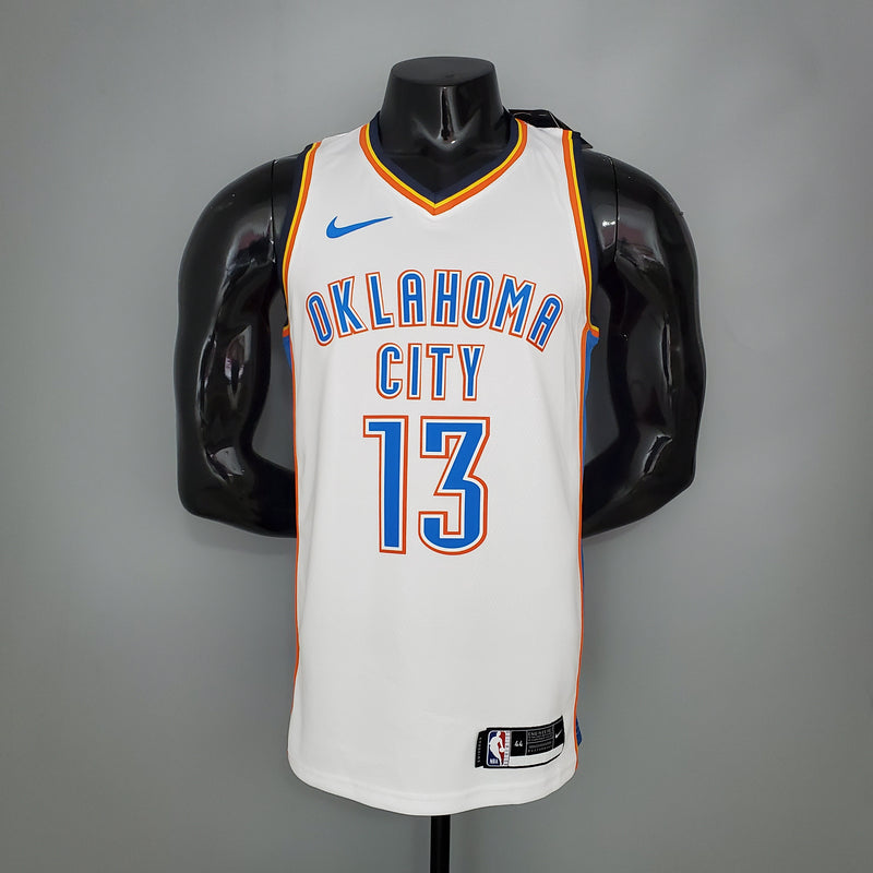 Regata NBA Oklahoma City Thunder Masculina - Branco