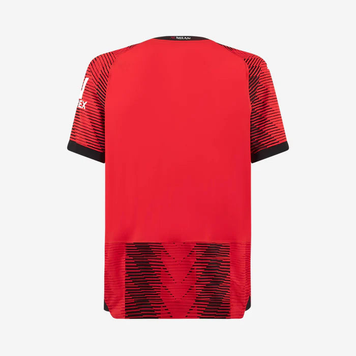 AC Milan Home 23/24 Shirt - Red and Black