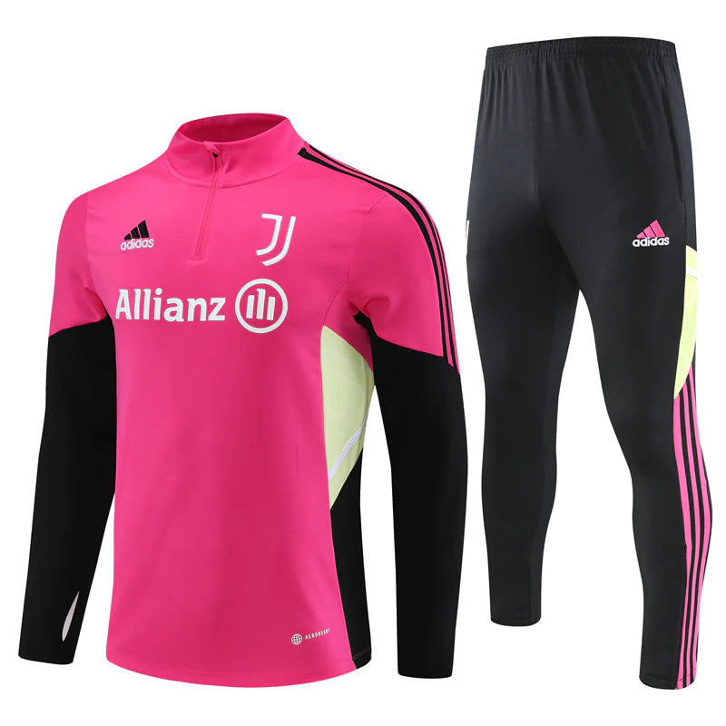 Juventus 23/24 Tracksuit Pink and Black