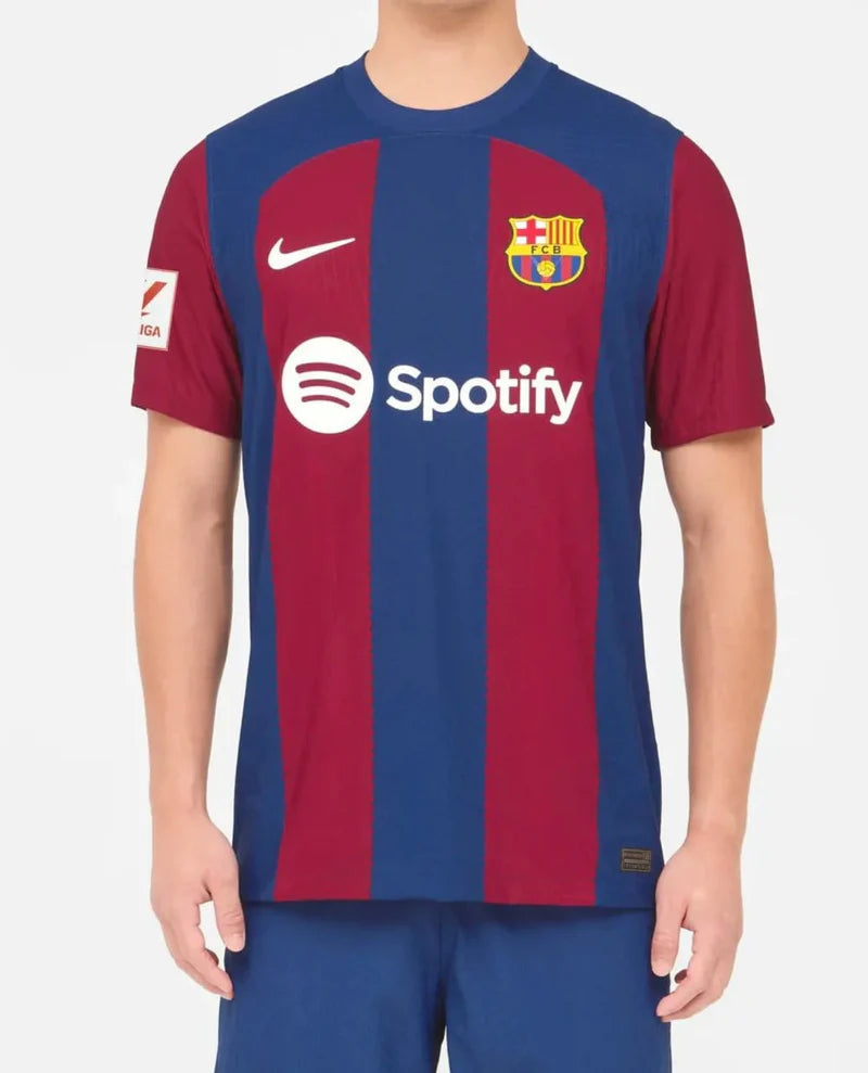 Barcelona I Shirt With Patch La Liga 23/24 - Blue and Red