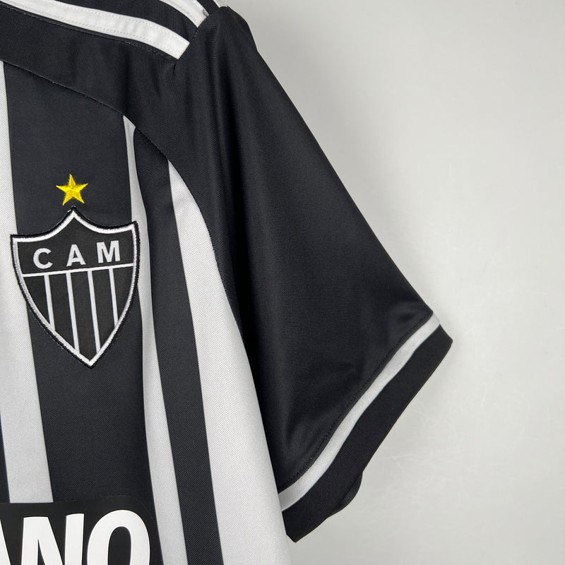 Camisola Atlético Mineiro I 23/24 - Preto e Branca