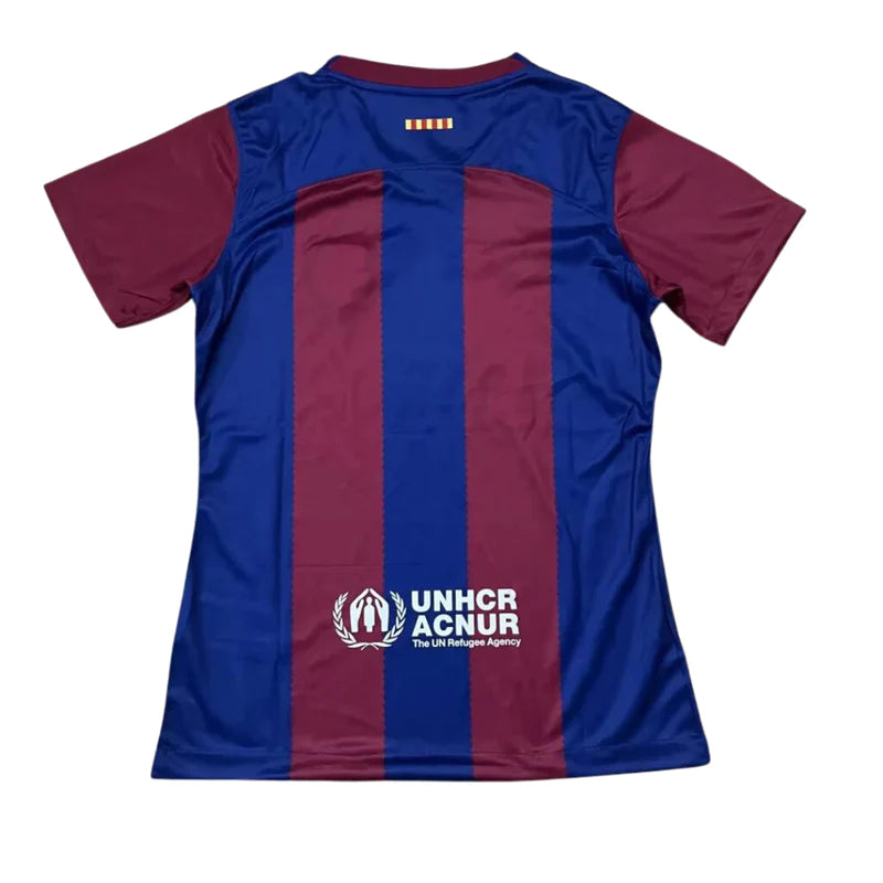 Women's Barcelona Home 23/24 Jersey - Blue and Red