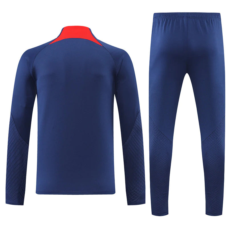 PSG Tracksuit - Blue With Zipper