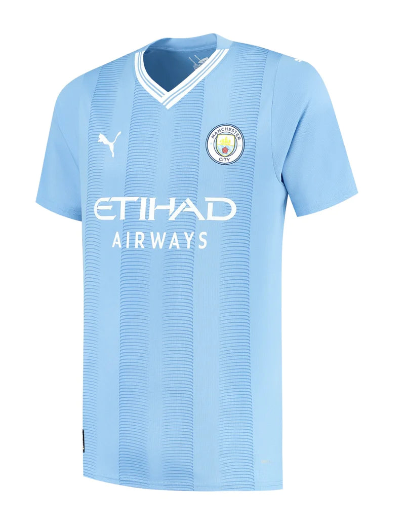Manchester City Home 23/24 Shirt - Blue and White