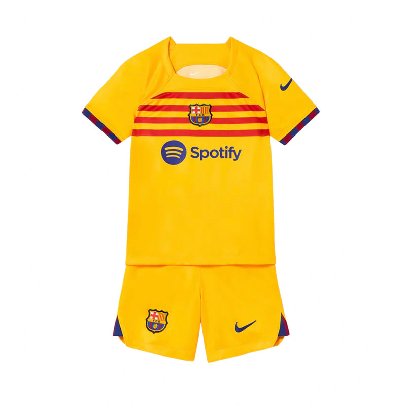 Kit Infantil Barcelona 22/23 - Amarelo