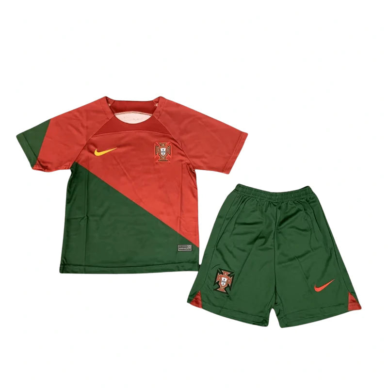 Children's Kit Portugal 22/23 - Green and Red