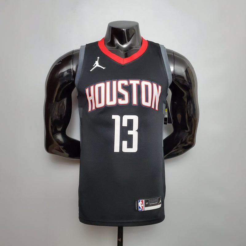 Regata Houston Rockets City Edition Masculina - Preto