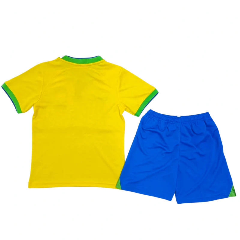 Brazil 22/23 Children's Kit - Yellow and Blue