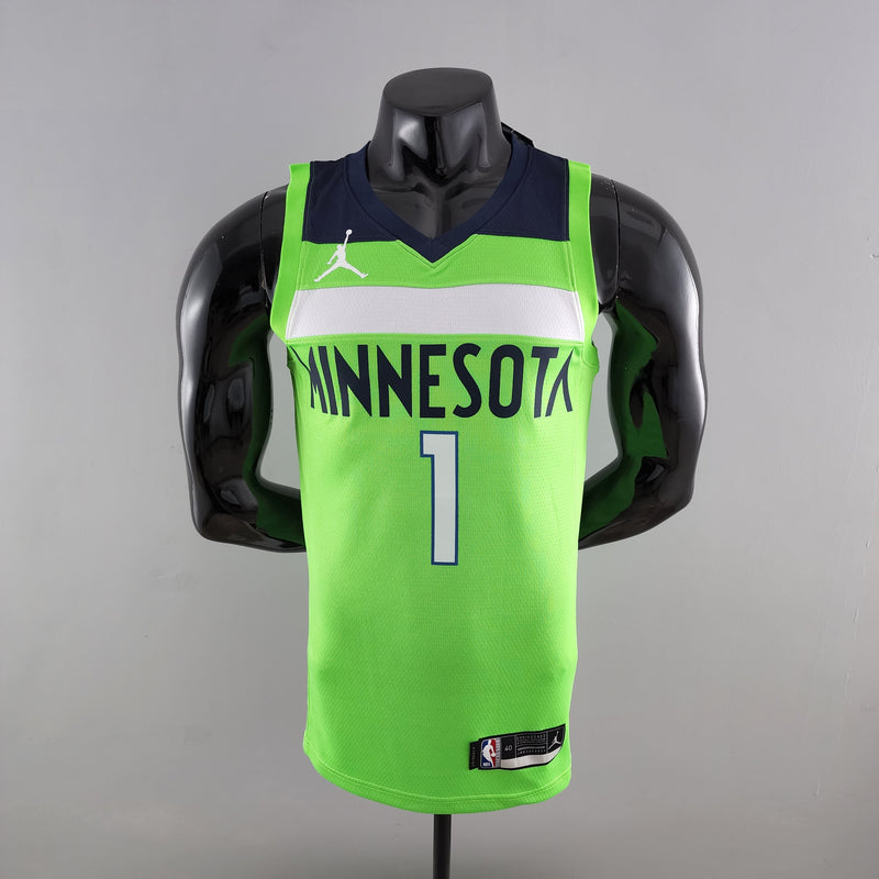 Minnesota Timberwolves Air Jordan Regata Masculina - Verde